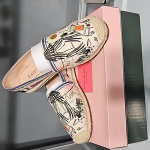 KATE SPADE EUC ESPADRILLES SIZE 8